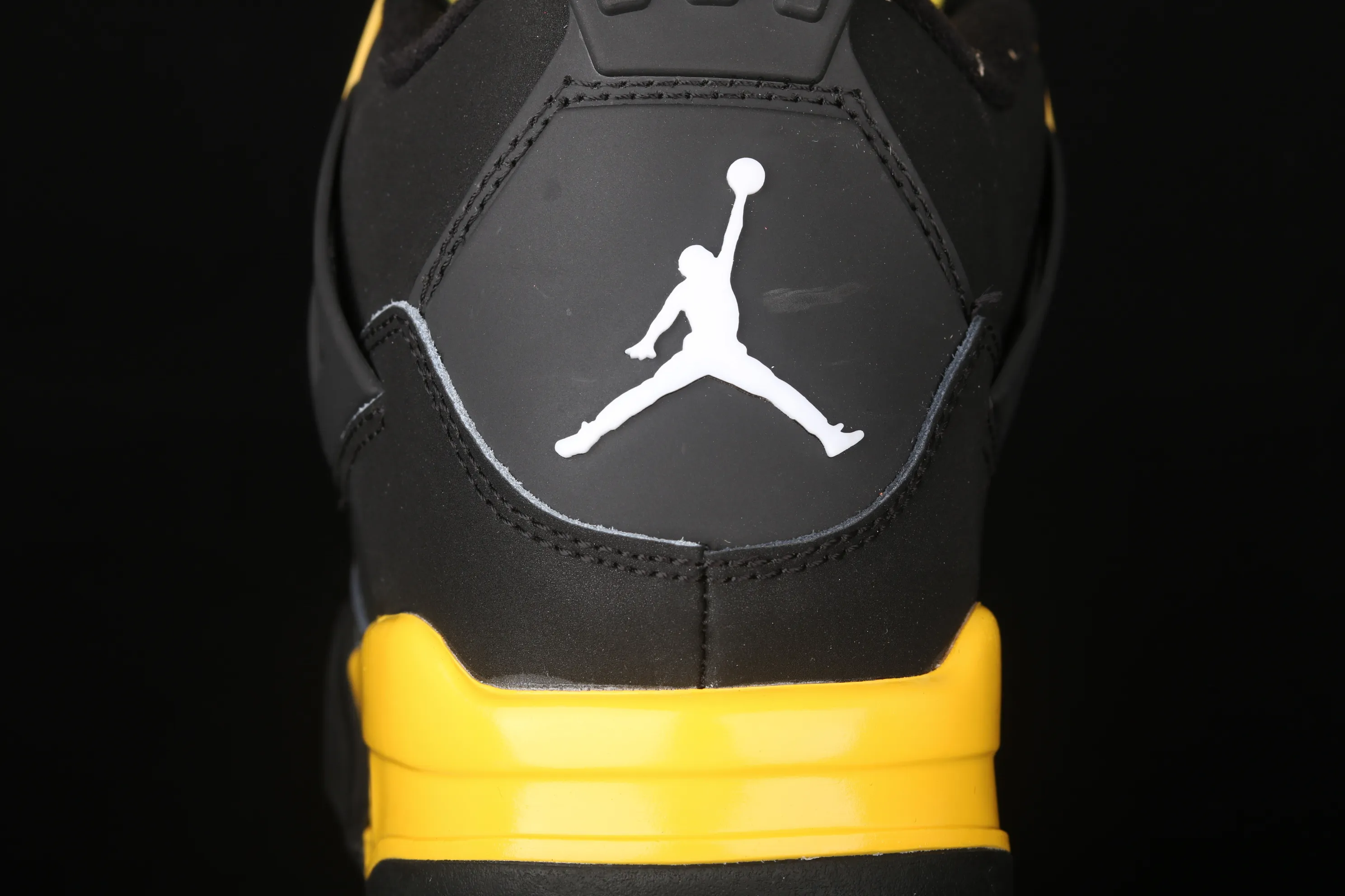All categories Air Jordan Jordan series basketball shoes Air Jordan 4 G version Air Jordan 4 Retro AJ4 Joe 4 black and yellow 308497-008